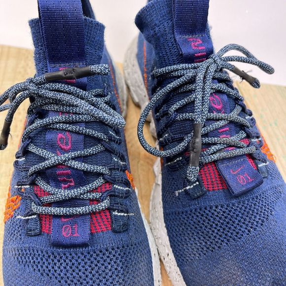 Nike Space Hippie 1 Shoes Mens Size 8 Navy Orange Athletic Running DN0010-400 - Picture 11 of 14